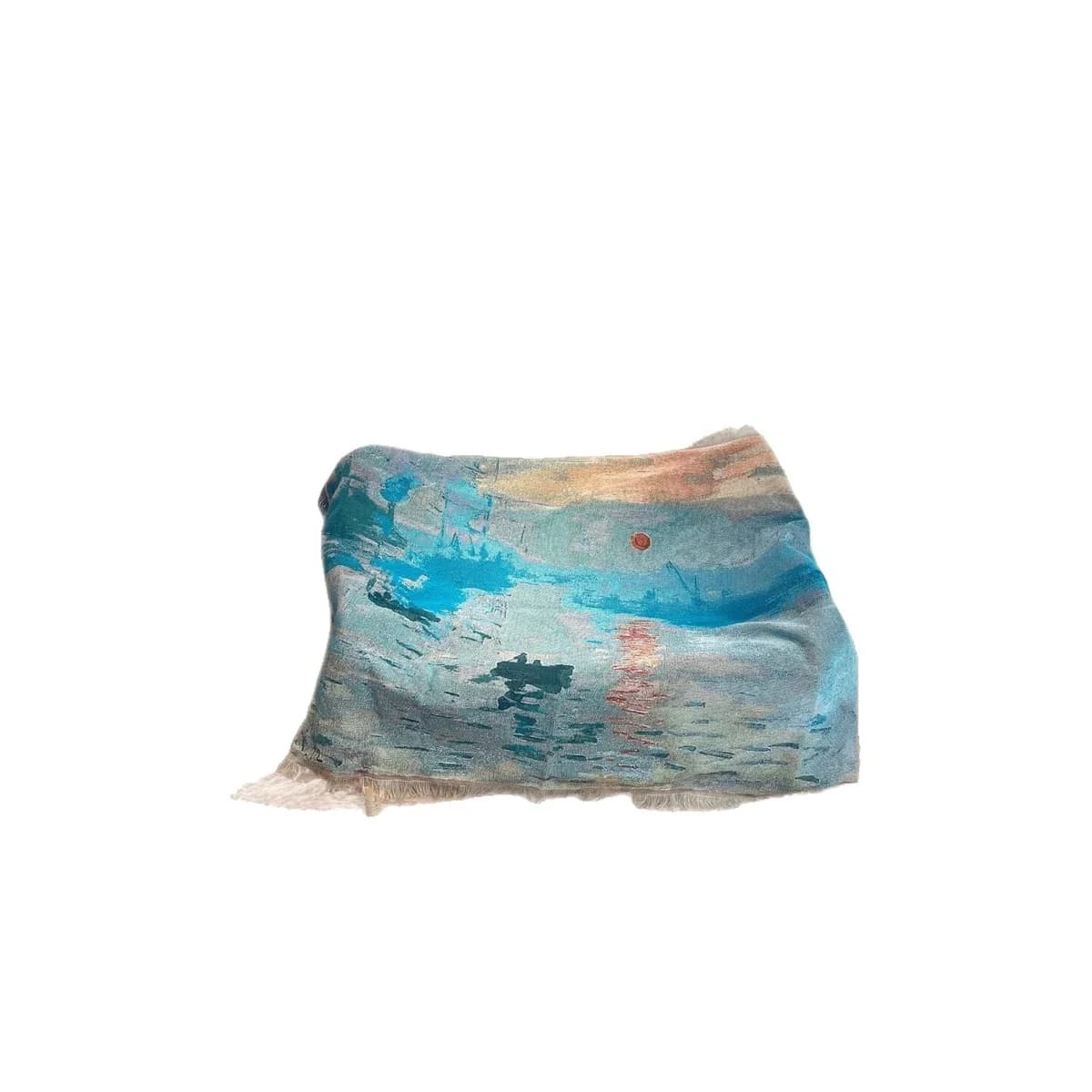 Manta Tapeçaria Estilo Pintura a Óleo para Decoração de Sofá e Parede